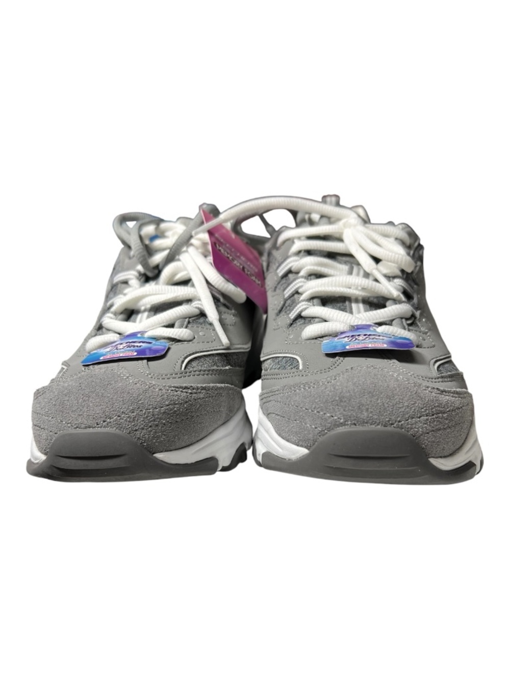NWT Skechers D’Lites Me Time Walking Sneakers Gray/White | Size 9.5 Wide - Picture 5 of 10